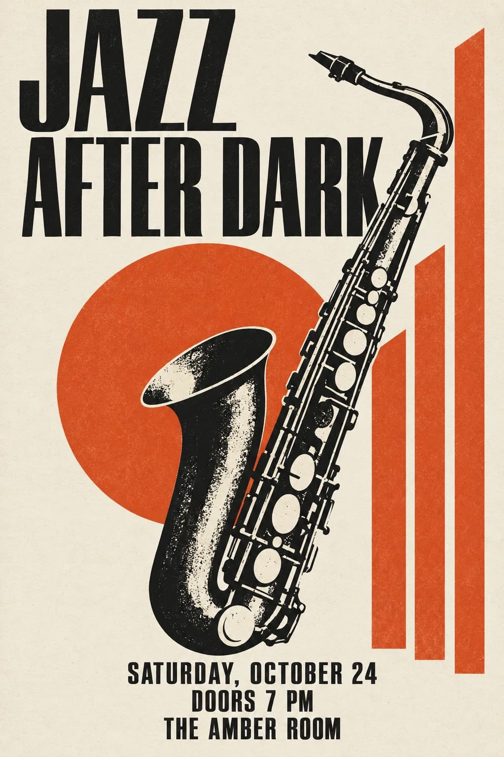 Bring event lettering and illustration into one composition.
